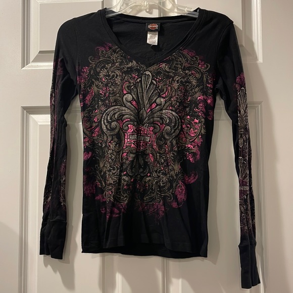 Harley Davidson joggers set with long sleeve shirt - Picture 6 of 10